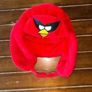 Red Angry Birds Fleece Hat